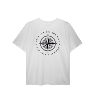 Nome do produto Quem caminha com Deus - Plus Size