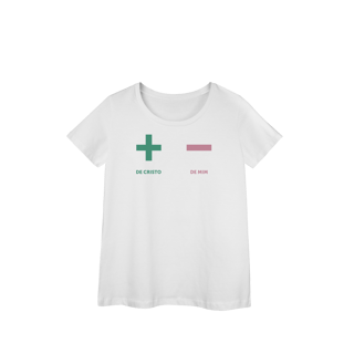 Nome do produto + de Cristo - de mim - Baby long