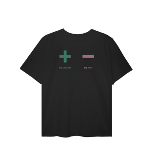 Nome do produto + de Cristo - de mim - Plus Size