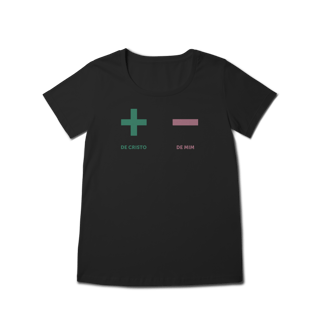 Nome do produto + de Cristo - de mim - Baby long