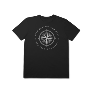 Nome do produto Quem caminha com Deus - Unissex