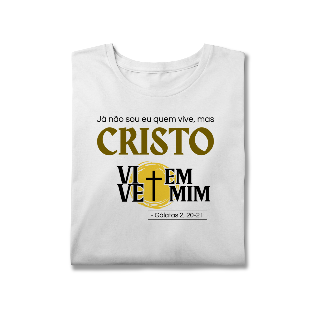 Nome do produto: Cristo Vive em Mim - Plus Size