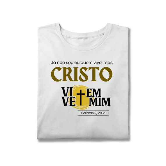 Cristo Vive em Mim - Plus Size
