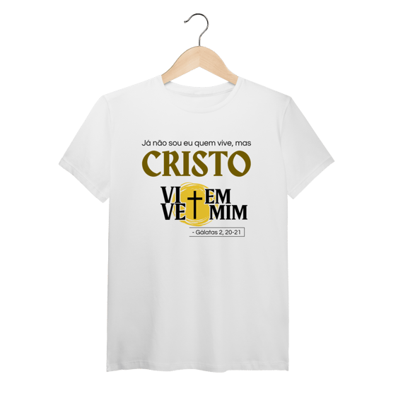 Cristo Vive em Mim - Malha Pima