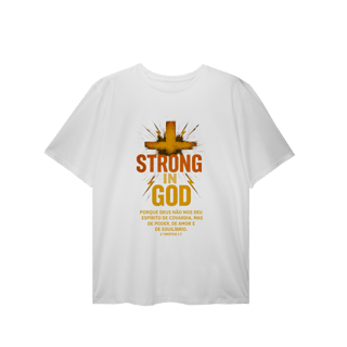 Nome do produto Strong in God - Plus Size