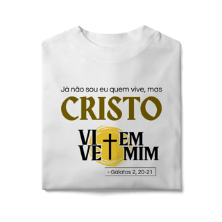 Nome do produto Cristo Vive em Mim - Oversized
