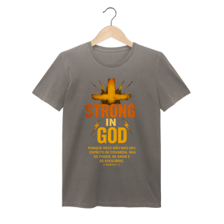 Nome do produto Strong in God - Baby Long Estonada