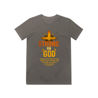 Nome do produto Strong in God - Baby Long Estonada