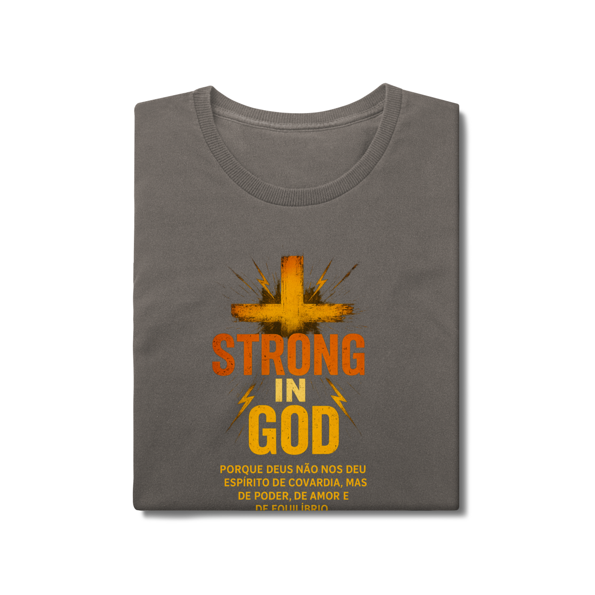 Nome do produto: Strong in God - Baby Long Estonada
