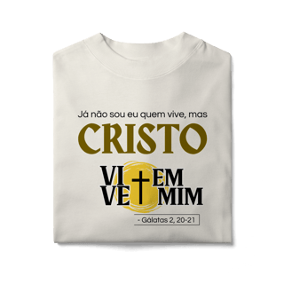 Nome do produto Cristo Vive em Mim - Oversized
