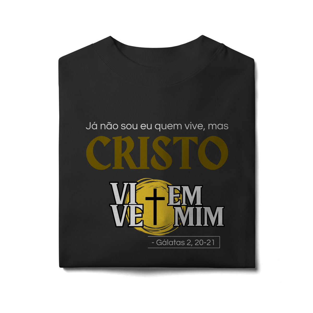 Nome do produto: Cristo Vive em Mim - Oversized