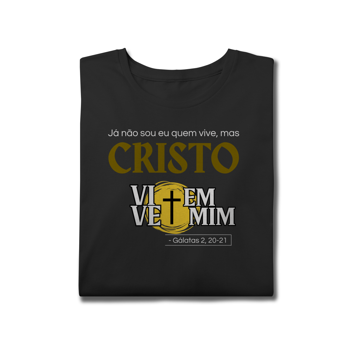 Nome do produto: Cristo Vive em Mim - Plus Size