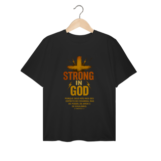 Nome do produto Strong in God - Plus Size