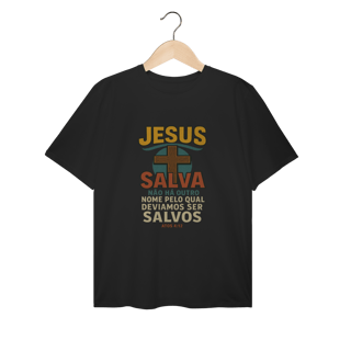 Nome do produto Jesus Salva - Plus Size