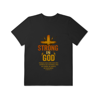 Nome do produto Strong in God - Plus Size