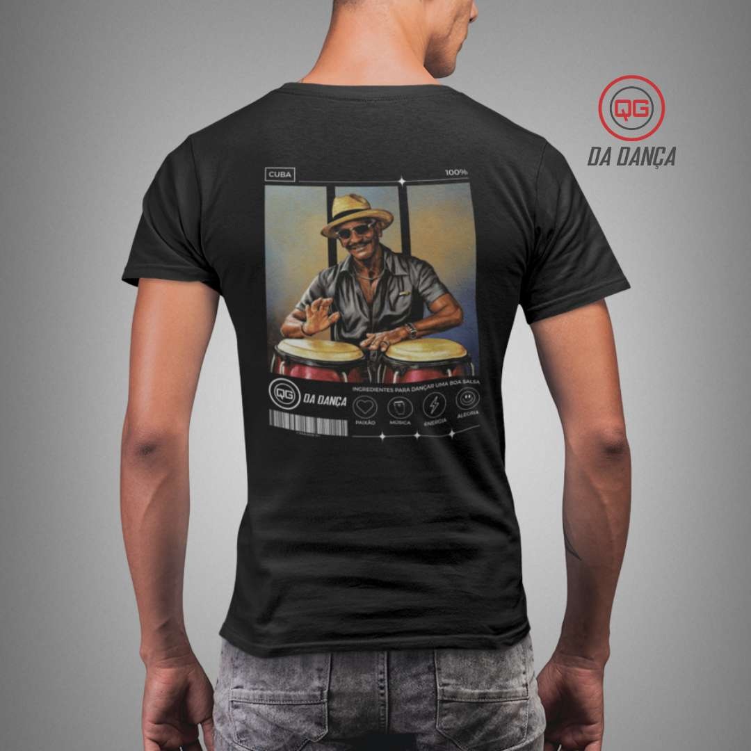 Nome do produto: Camiseta de Salsa - Cuba 100%