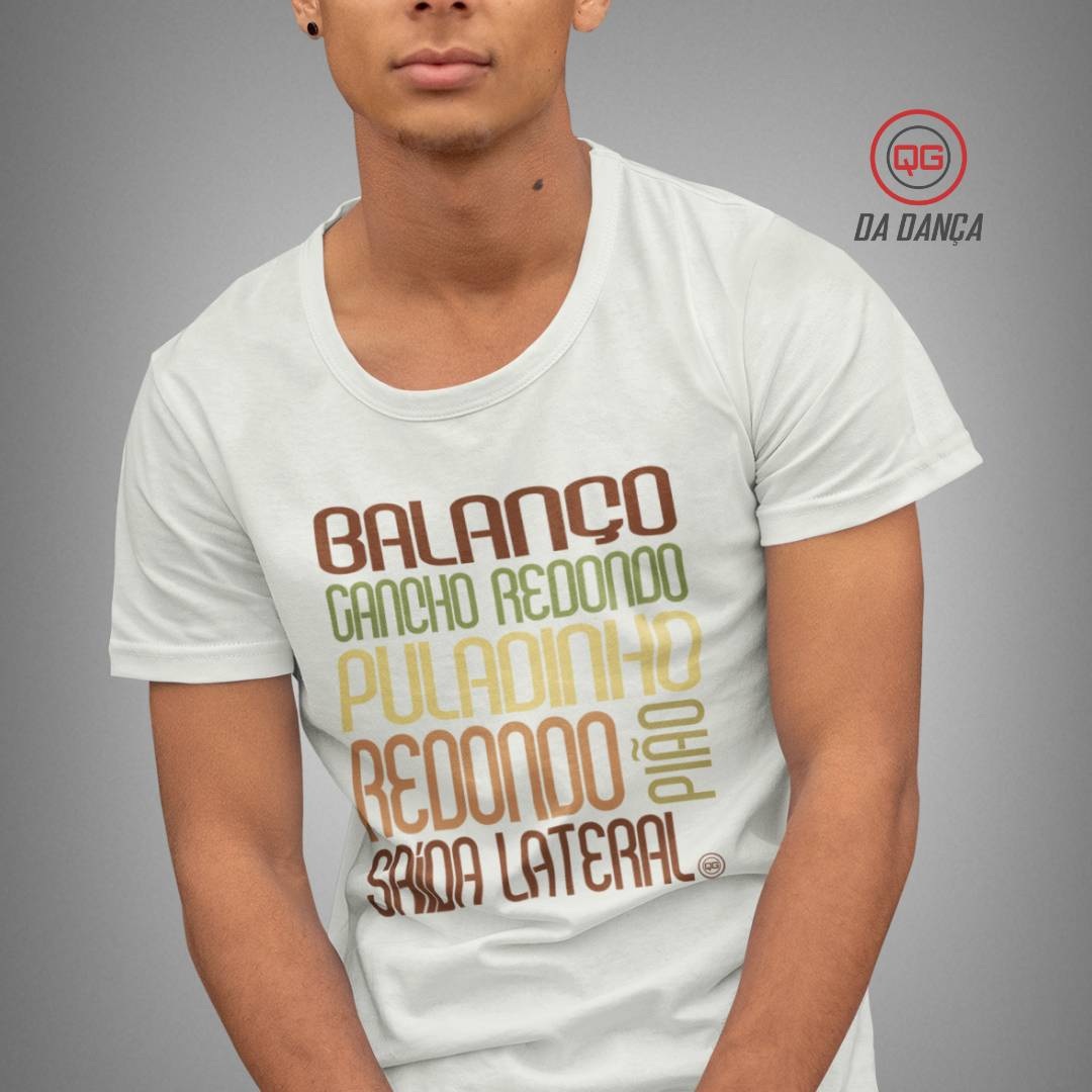Nome do produto: Camiseta de Samba - Rotina Redonda Vintage