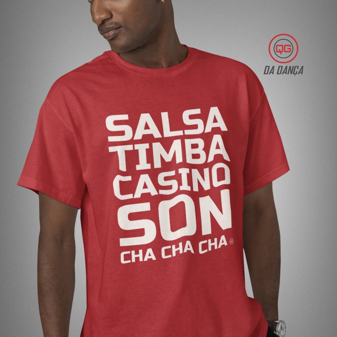 Nome do produto: Camiseta de Dança - Família Salsera
