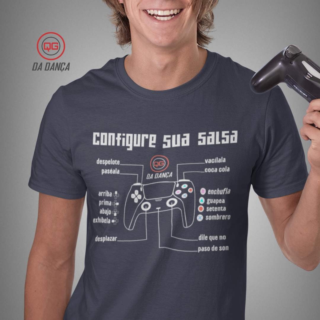 Nome do produto: Camiseta de Dança - Configure sua Salsa