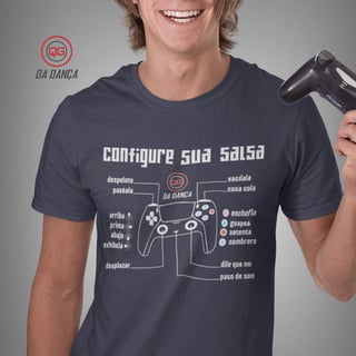 Nome do produto Camiseta de Dança - Configure sua Salsa