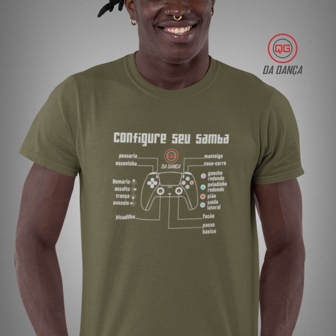 Nome do produto: Camiseta de Dança - Configure seu Samba