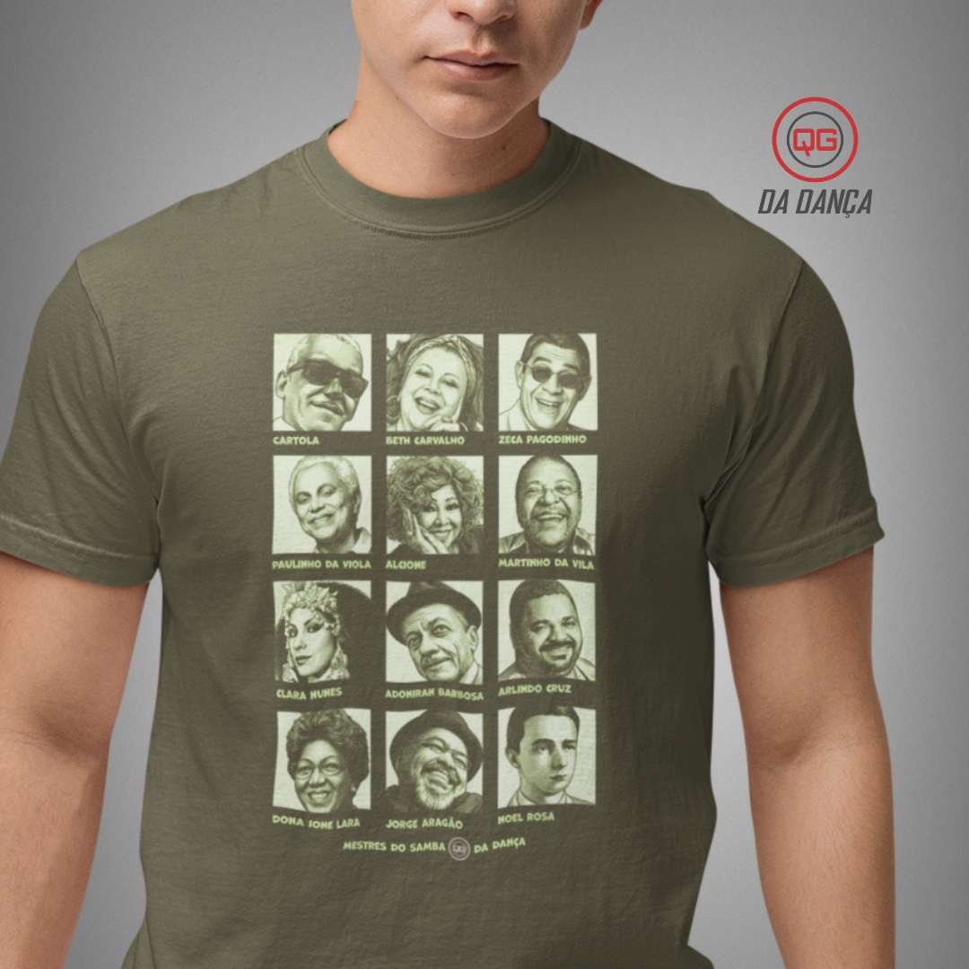 Camiseta de Dança - Mestres do Samba