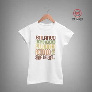 Nome do produto Camiseta de Samba Feminina - Rotina Redonda Vintage