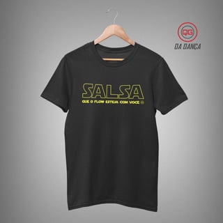 Nome do produto Camiseta de Dança - Salsa Jedi