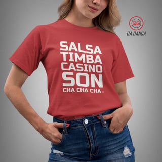 Nome do produto Camiseta de Dança - Família Salsera