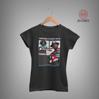 Nome do produto Camiseta de Dança Feminina - Timba Cubana