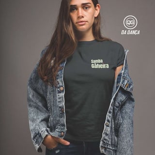 Nome do produto Camiseta de Dança Feminina - Just Samba de Gafieira