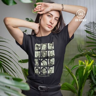 Nome do produto Camiseta de Dança Feminina - Mestres do Samba