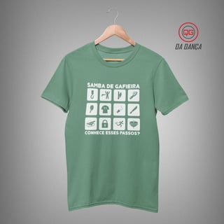 Nome do produto Camiseta de Dança - Passos de Samba (estonada)