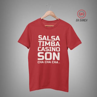 Nome do produto Camiseta de Dança - Família Salsera