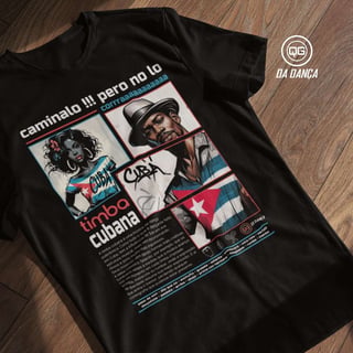 Nome do produto Camiseta de Dança - Timba Cubana