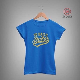 Nome do produto Camiseta de Dança Feminina - Salsa Baseball