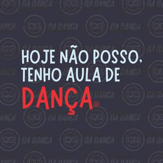 Nome do produto Camiseta de Dança - Hoje não posso