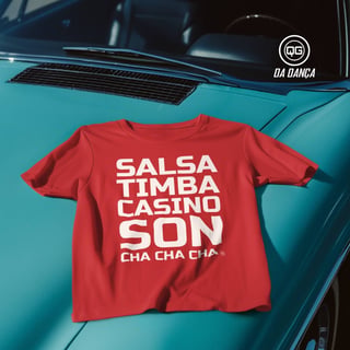 Nome do produto Camiseta de Dança - Família Salsera