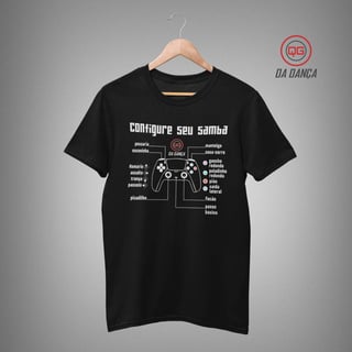 Nome do produto Camiseta de Dança - Configure seu Samba