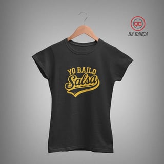 Nome do produto Camiseta de Dança Feminina - Salsa Baseball