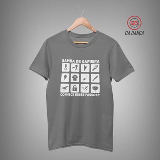 Nome do produto Camiseta de Dança - Passos de Samba (estonada)