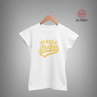 Nome do produto Camiseta de Dança Feminina - Salsa Baseball