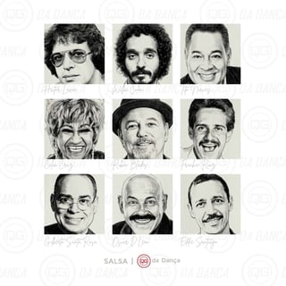 Nome do produto Camiseta de Dança - Salsa Cantantes