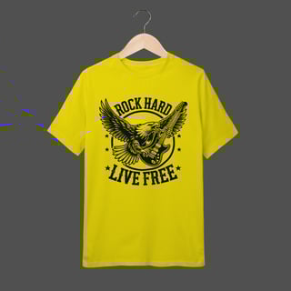 Nome do produto Camiseta Infantil (10 a 14) | Rock Hard - Live Free