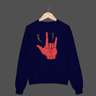 Nome do produto Moletom Fechado Prime | Rock