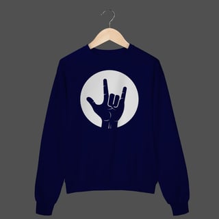 Nome do produto Moletom Fechado Prime | Rock