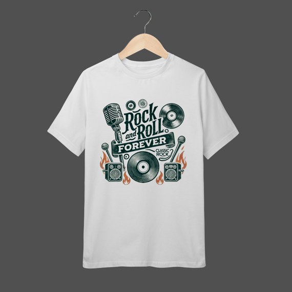 Camiseta Infantil (10 a 14) | Rock And Roll Forever