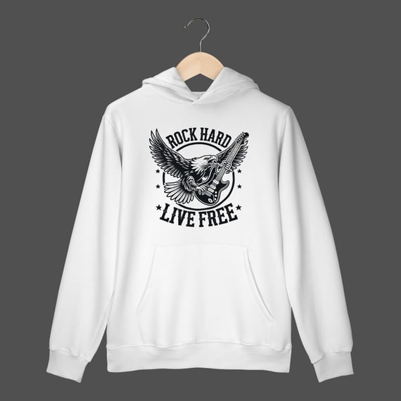 Moletom Canguru Prime | Rock  Hard - Live Free