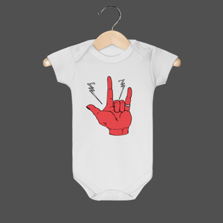 Nome do produto Body Infantil | Rock