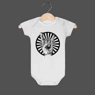 Nome do produto Body Infantil | Rock